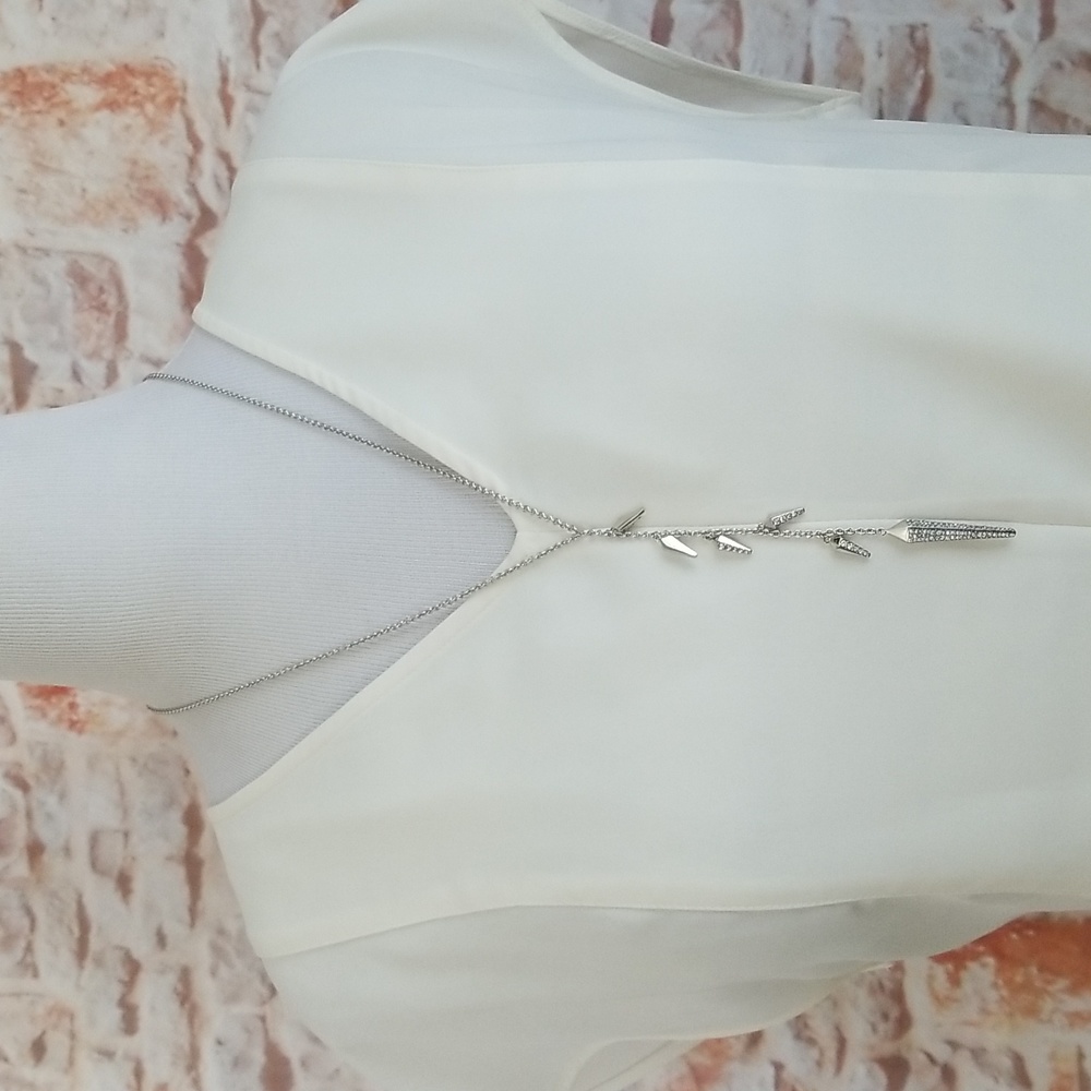 New Vince Camuto Pave Y Necklace